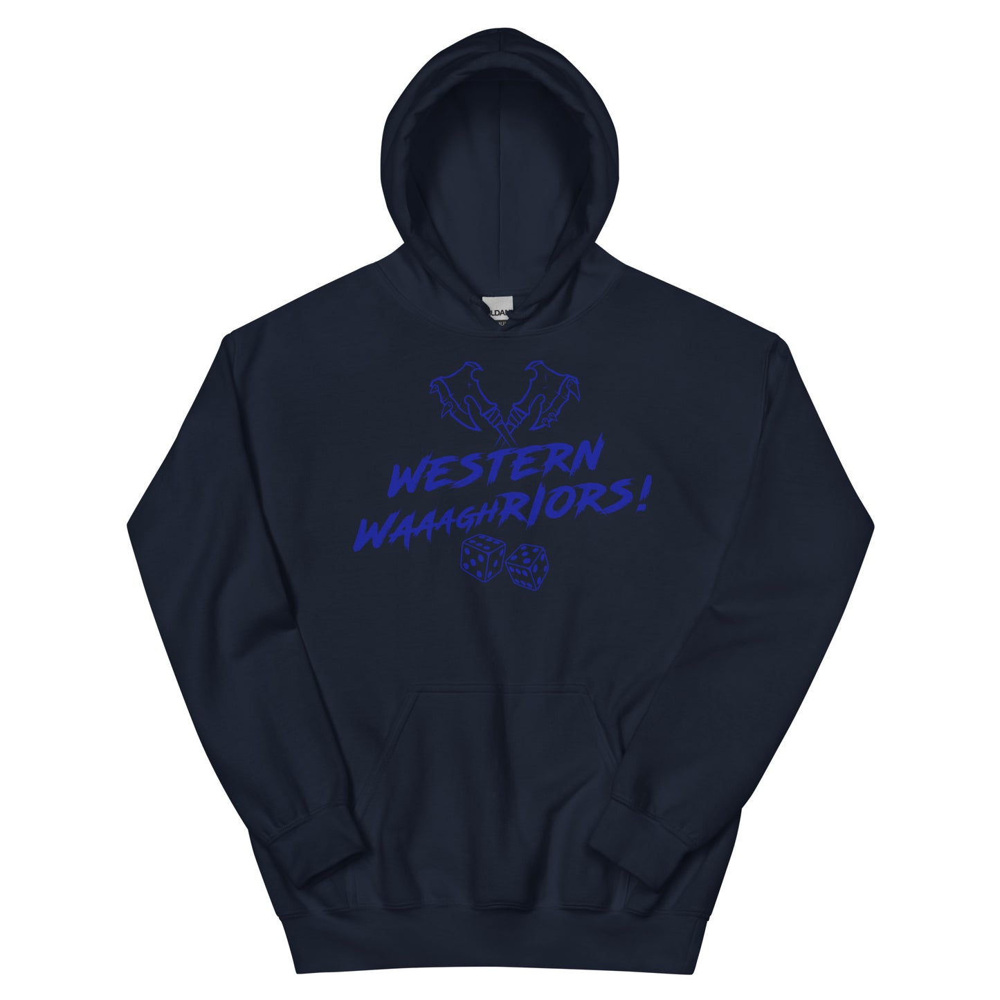 Western Waaaghriors Blue Logo Hoodie