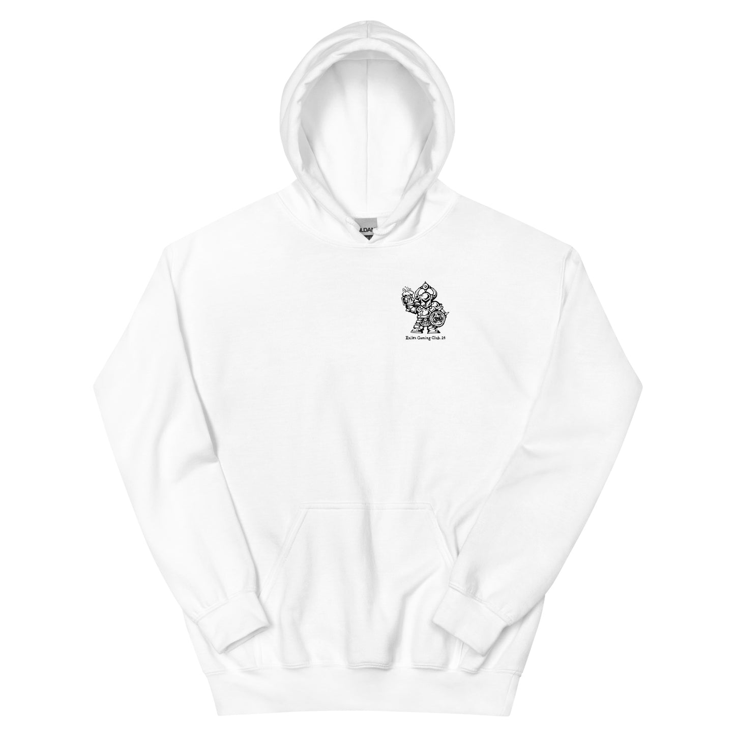 Exiles Gaming Club Hoodie White